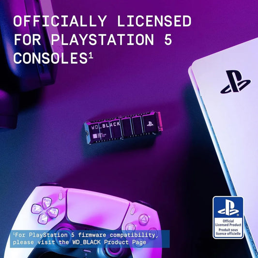 🏆Flash Sale⚡🎮WD_BLACK 2TB SN850P NVMe M.2 SSD Officially Licensed Storage Expansion for PS5 Consoles